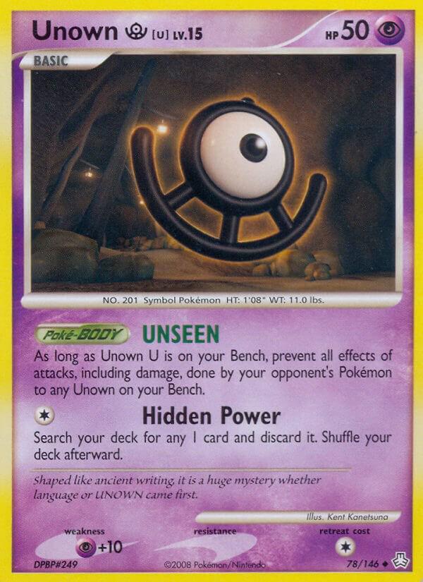 Unown U #78 Pokemon Legends Awakened