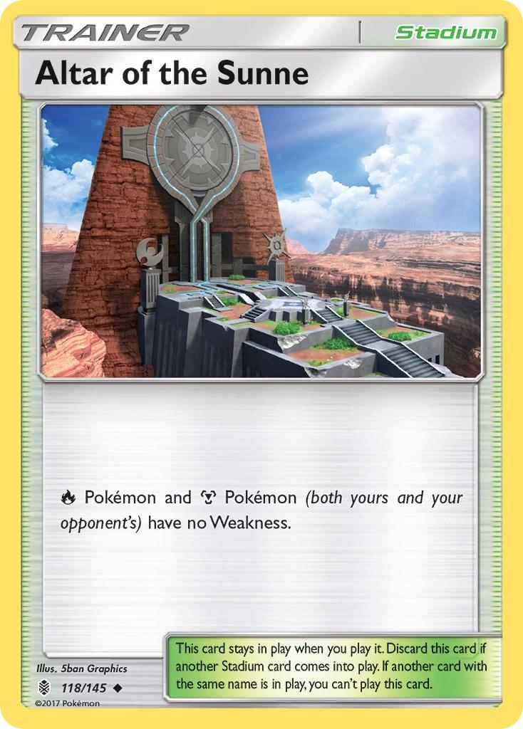 Altar of the Sunne #118 Pokemon Guardians Rising