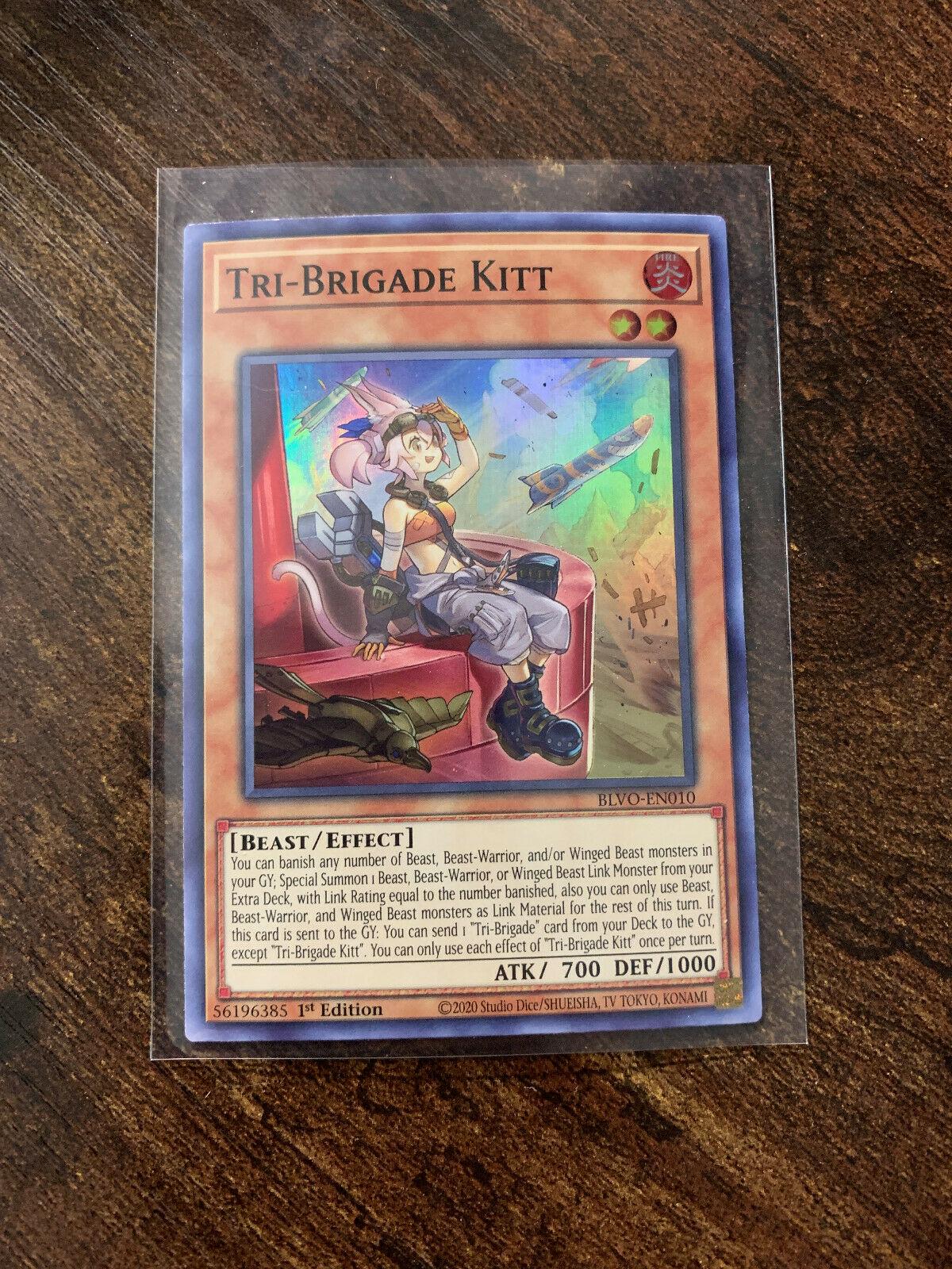 Tri-Brigade Kitt BLVO-EN010 YuGiOh Blazing Vortex