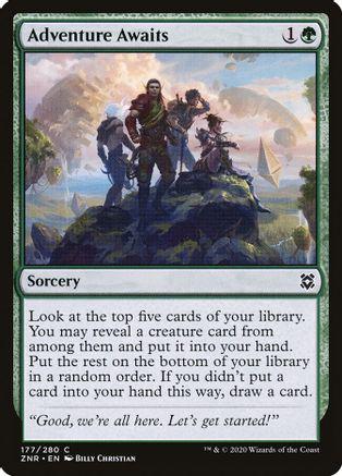 Adventure Awaits #177 Magic Zendikar Rising