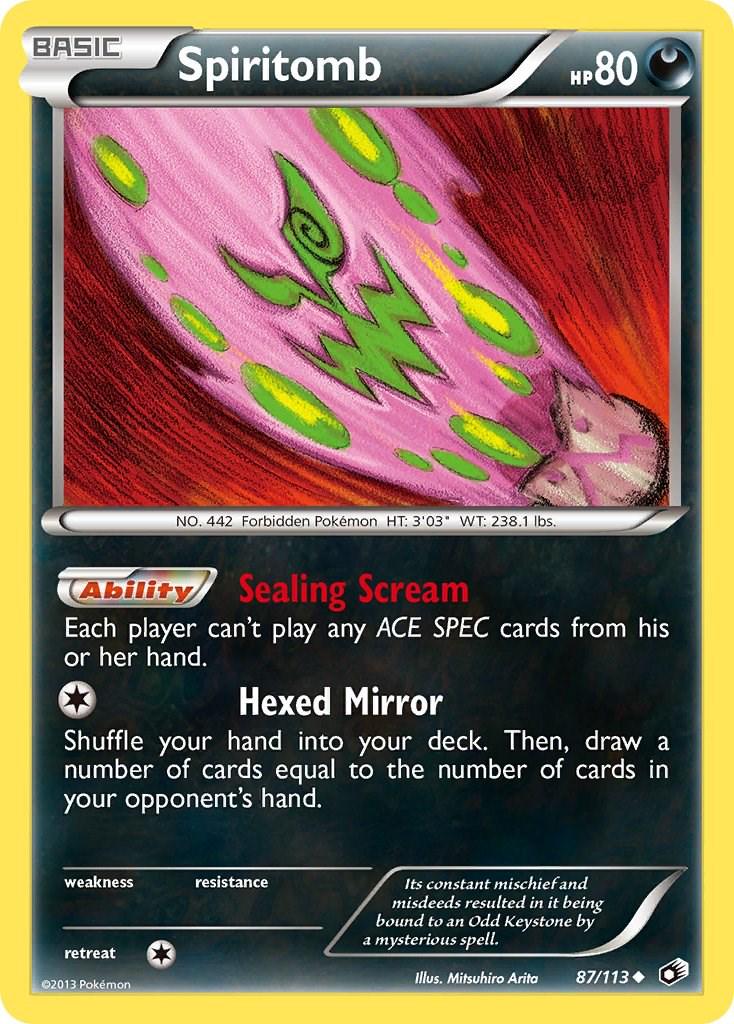 Spiritomb #87 Pokemon Legendary Treasures