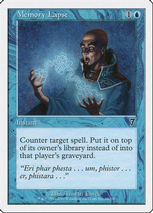 Memory Lapse Magic 7th Edition