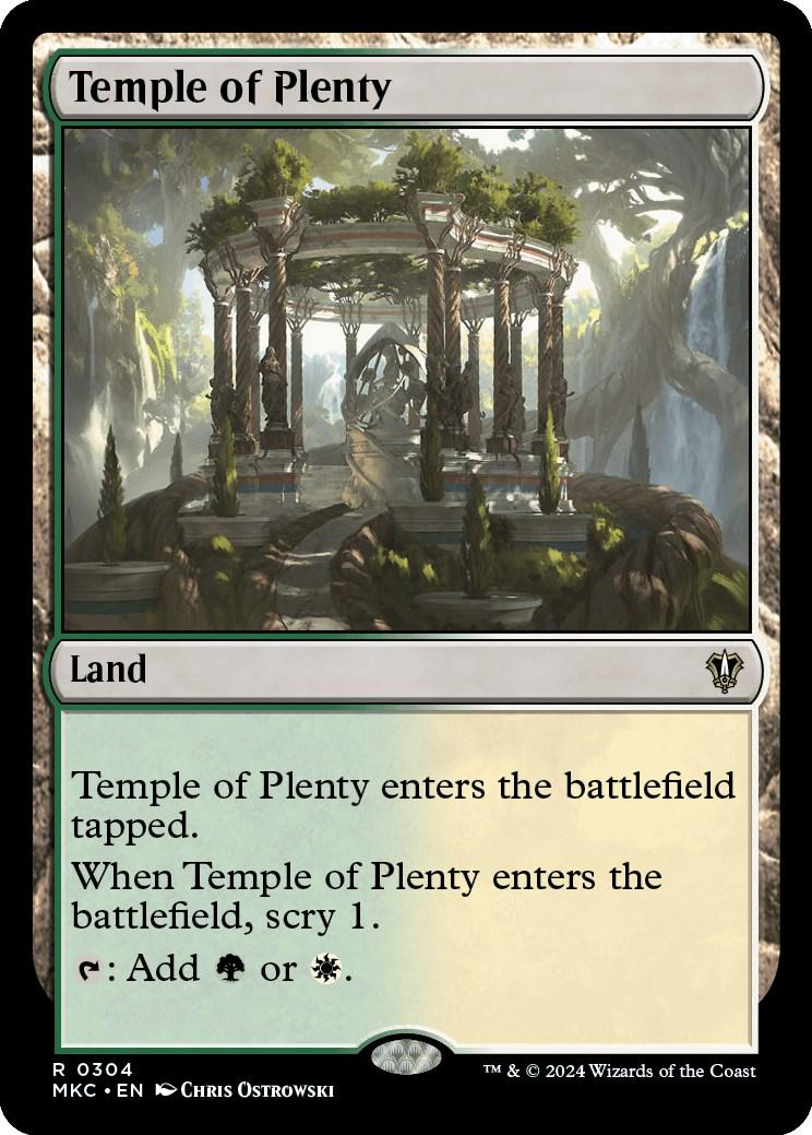 Temple of Plenty #304 Magic Murders at Karlov Manor Commander