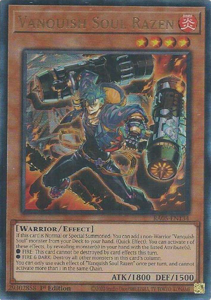 Vanquish Soul Razen [Ultimate Rare] RA05-EN134