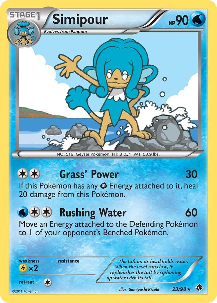 Simipour #23 Pokemon Emerging Powers