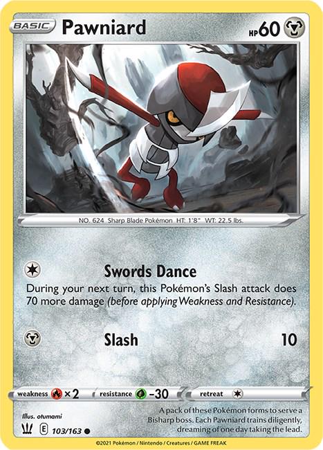 Pawniard #103 Pokemon Battle Styles