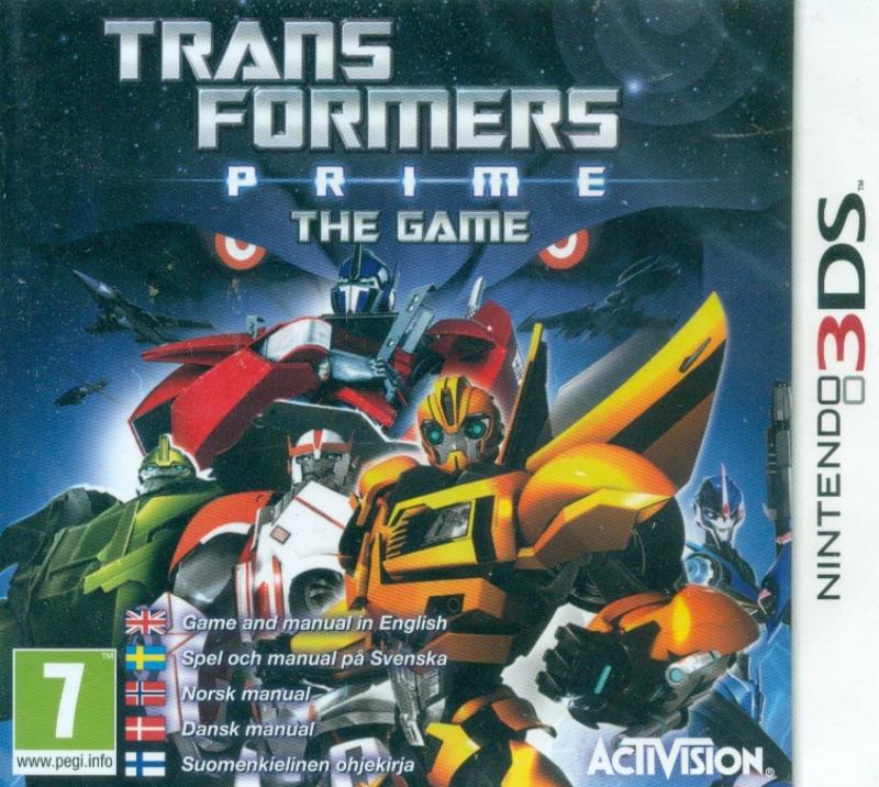 Transformers: Prime PAL Nintendo 3DS