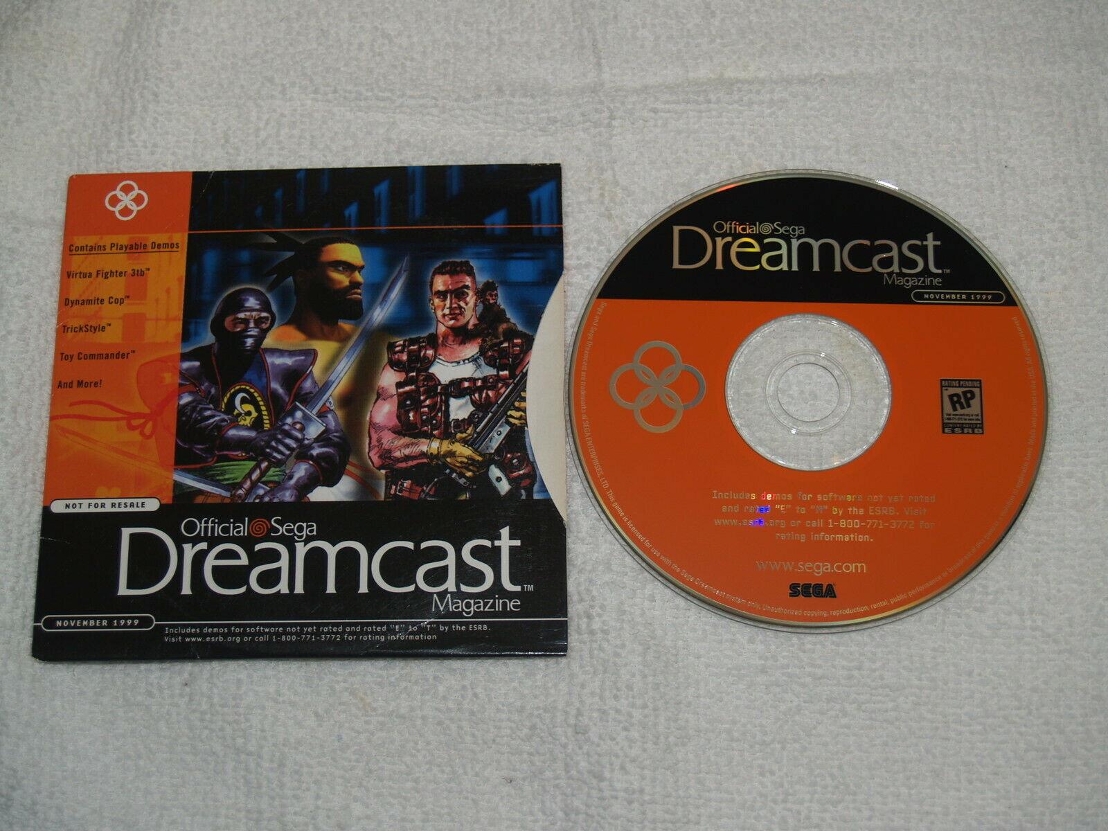 Official Sega Dreamcast Magazine November 1999 Sega Dreamcast