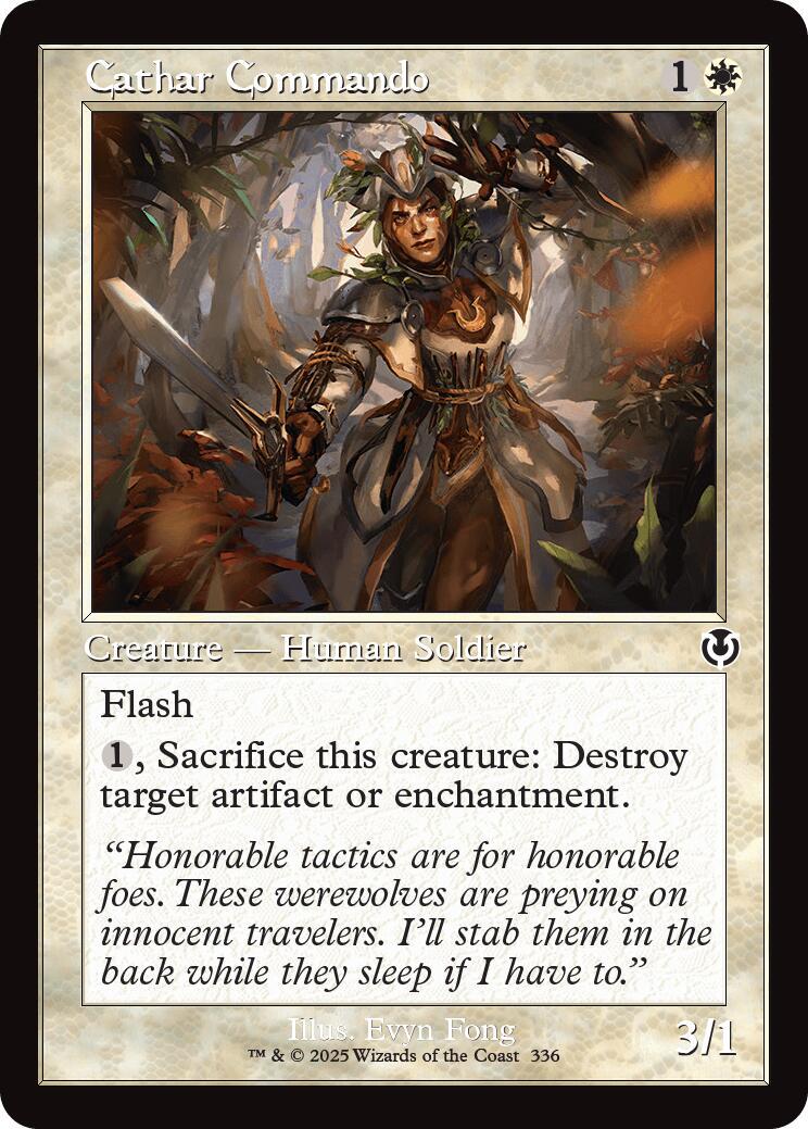 Cathar Commando #336 Magic Innistrad Remastered