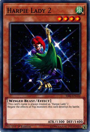 Harpie Lady 2 SS02-ENC02 YuGiOh Speed Duel Starter Decks: Duelists of Tomorrow