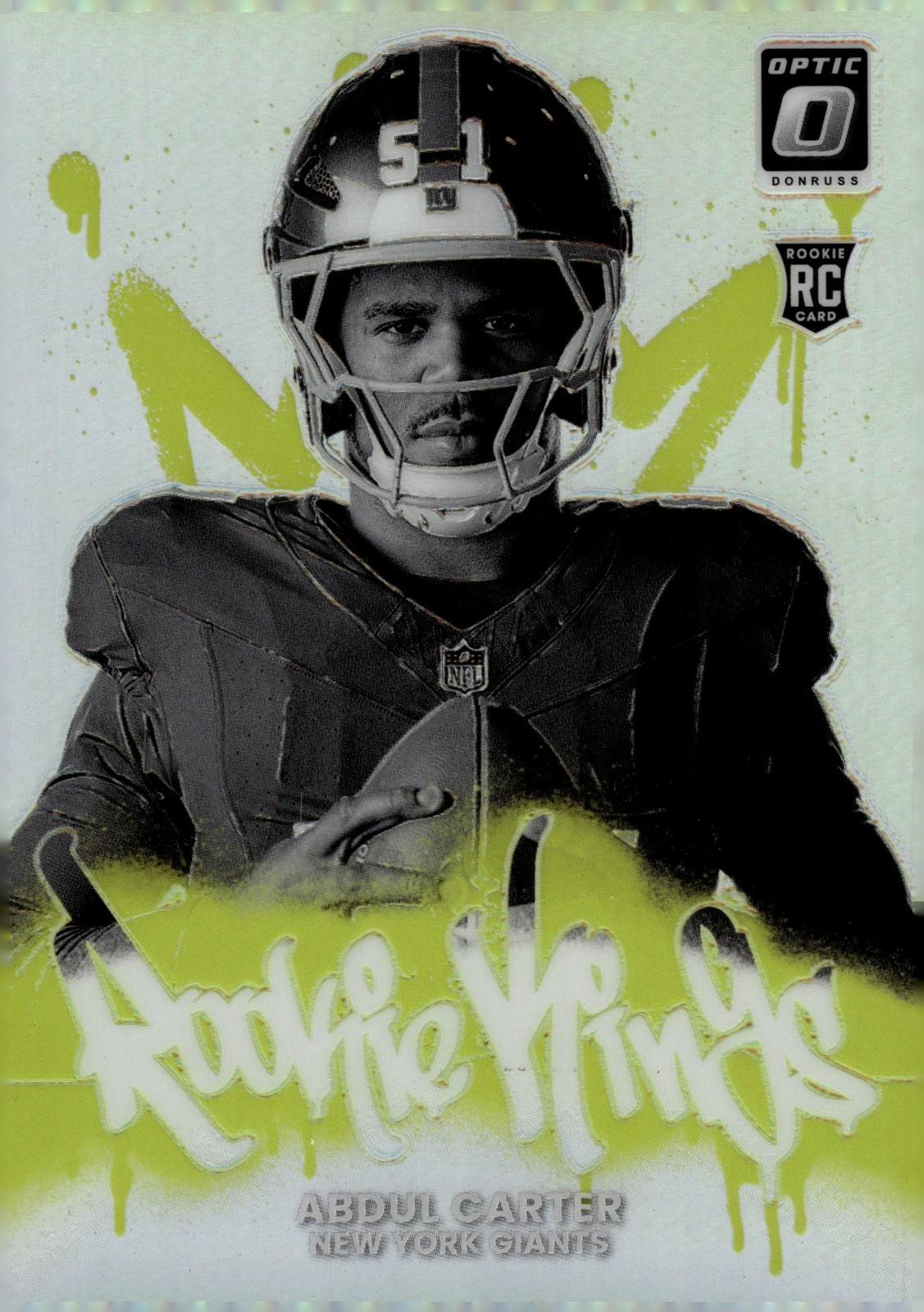 Abdul Carter #7 2025 Panini Donruss Optic Rookie Kings Football