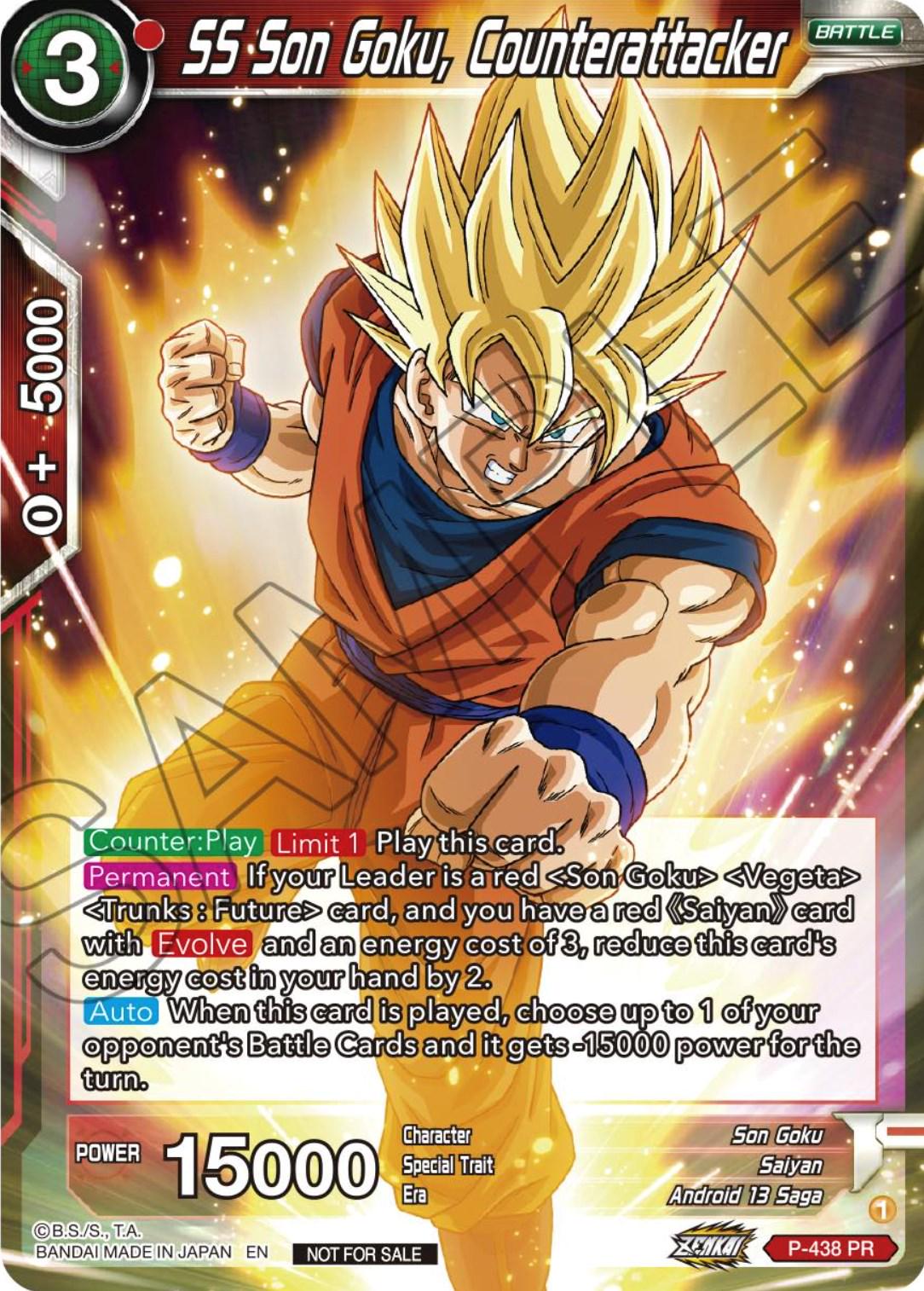 SS Son Goku, Counterattacker P-438 Dragon Ball Super Divine Multiverse Release Promos