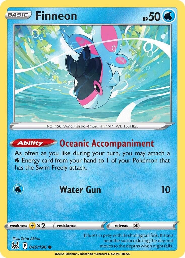 Finneon #40 Pokemon Lost Origin
