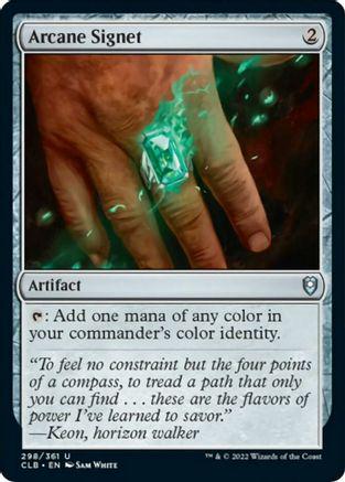 Arcane Signet #298 Magic Commander Legends: Battle for Baldur's Gate