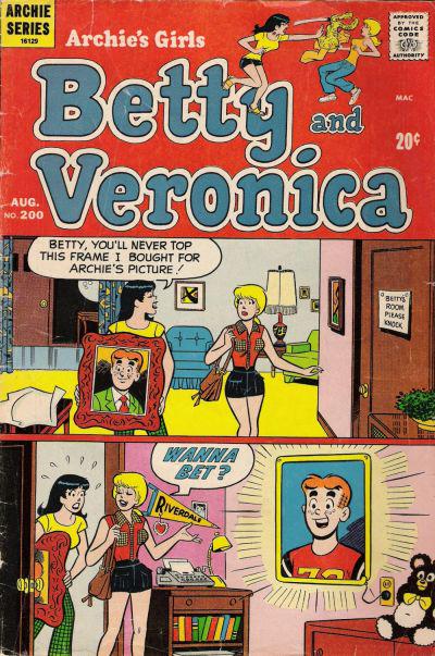 Archie's Girls Betty and Veronica #200 (1972) Comic Books Archie's Girls Betty and Veronica