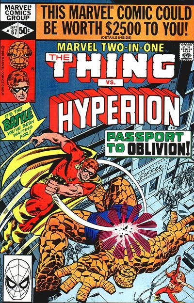 Marvel Two-in-One #67 (1980) Comic Books Marvel Two-In-One
