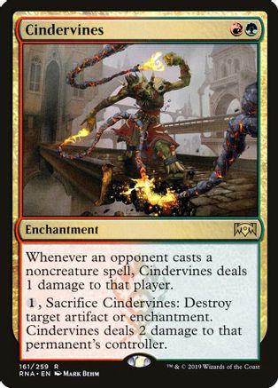 Cindervines #161 Magic Ravnica Allegiance