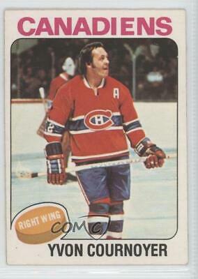 Yvan Cournoyer #70 Hockey Cards 1975 O-Pee-Chee