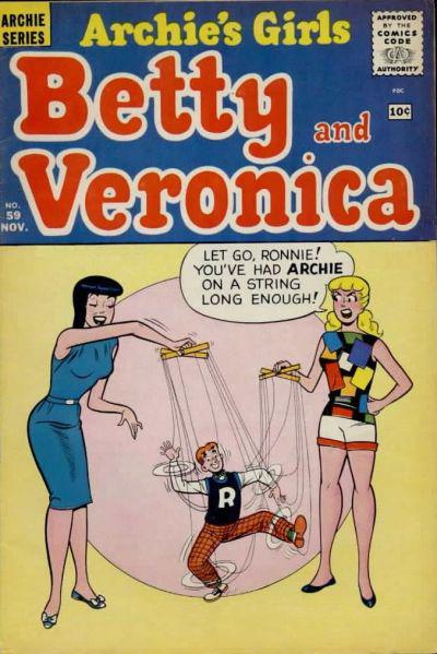 Archie's Girls Betty and Veronica #59 (1960) Comic Books Archie's Girls Betty and Veronica
