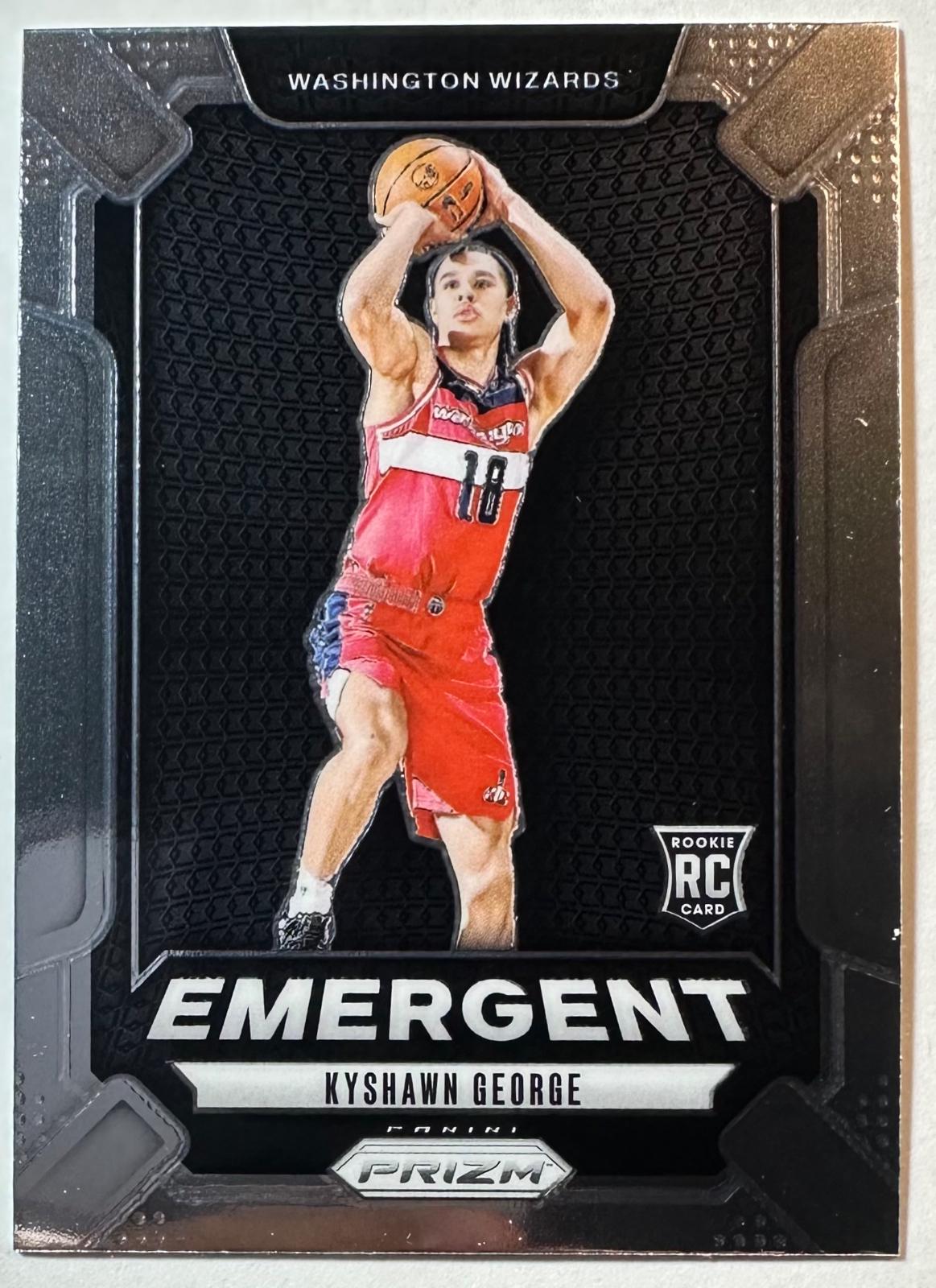 Kyshawn George #3 Basketball Cards 2024 Panini Prizm Emergent