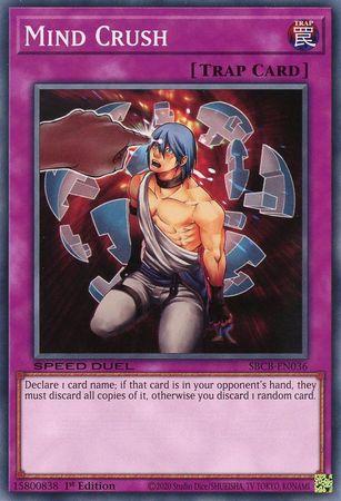 Mind Crush SBCB-EN036 YuGiOh Speed Duel: Battle City Box