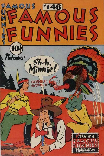 Famous Funnies #148 (1946) Comic Books Famous Funnies