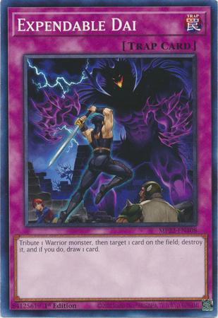 Expendable Dai MP22-EN108 YuGiOh 2022 Tin of the Pharaoh's Gods Mega Pack