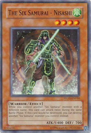 The Six Samurai - Nisashi STON-EN010 YuGiOh Strike of Neos