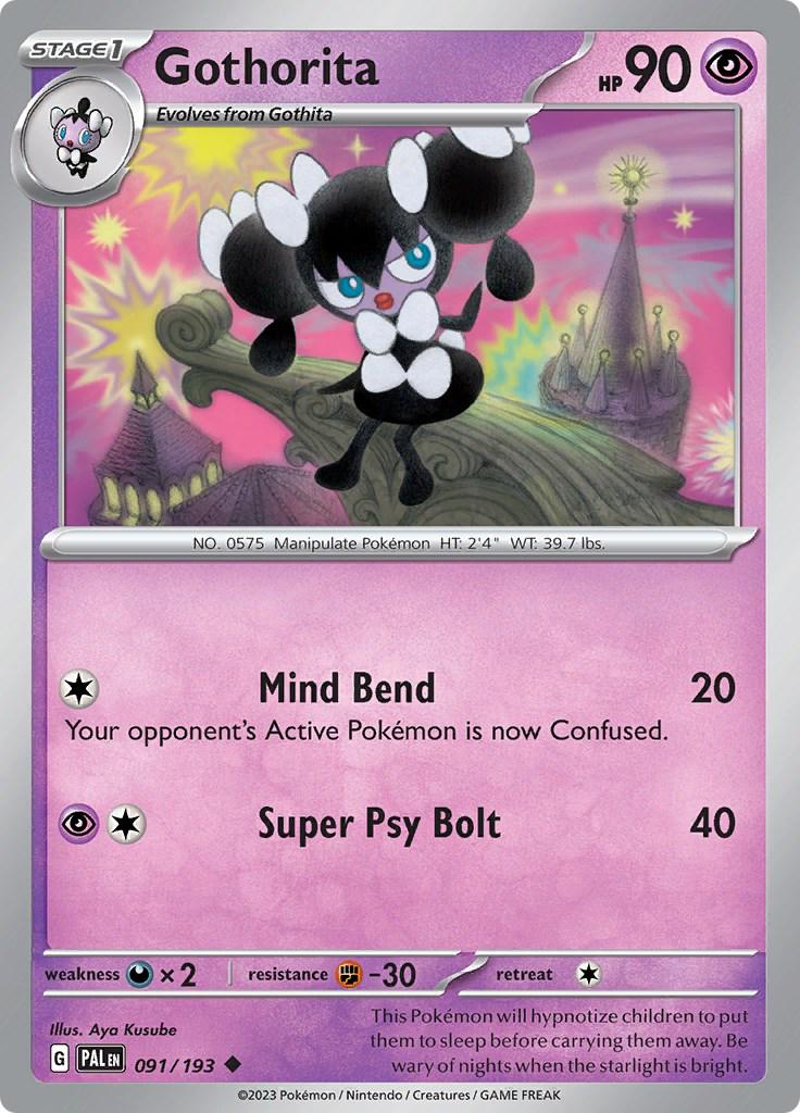 Gothorita #91 Pokemon Paldea Evolved