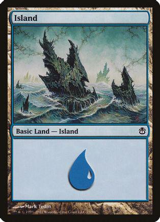 Island #98 Magic Ajani vs Nicol Bolas