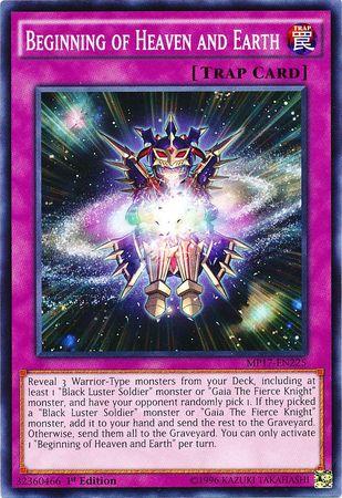 Beginning of Heaven and Earth MP17-EN225 YuGiOh 2017 Mega-Tin Mega Pack