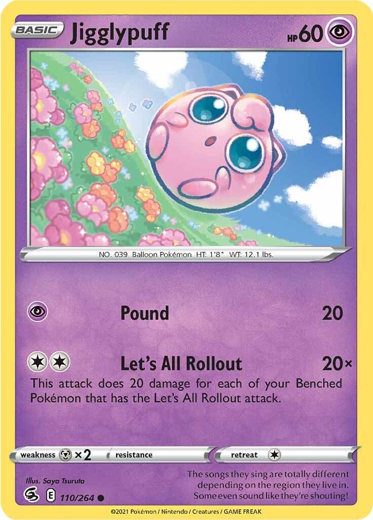 Jigglypuff #110 Pokemon Fusion Strike