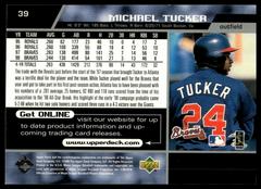 Back | Michael Tucker Baseball Cards 1999 Upper Deck