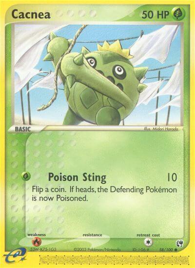 Cacnea #58 Pokemon Sandstorm