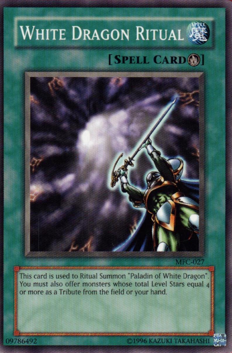 White Dragon Ritual MFC-027 YuGiOh Magician's Force