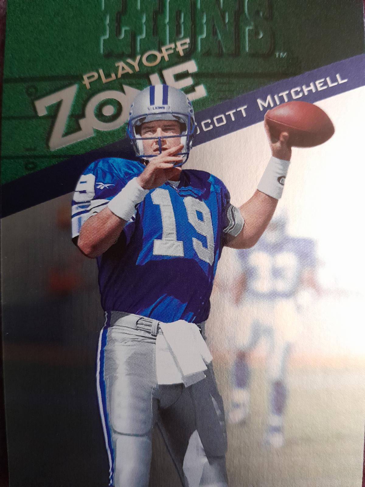 Scott Mitchell #17 1997 Playoff Zone Football