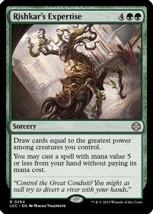 Rishkar's Expertise #254 Magic Lost Caverns of Ixalan Commander