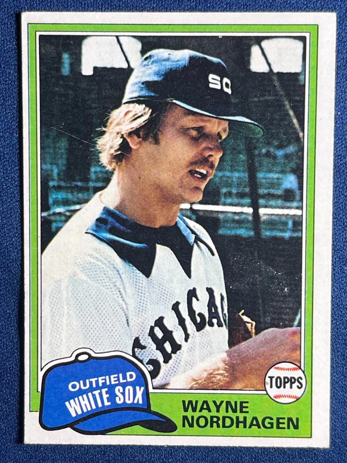 1981 Topps Wayne Nordhagen #186 card