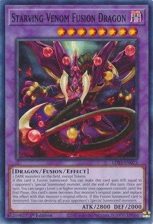 Starving Venom Fusion Dragon LDS3-EN073 YuGiOh Legendary Duelists: Season 3