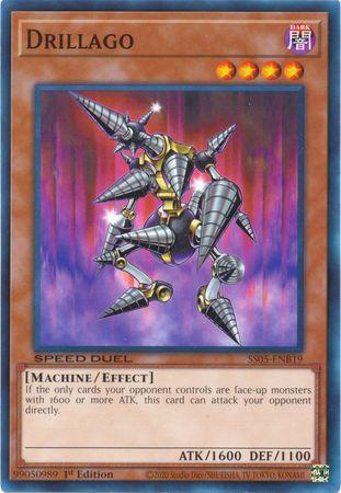 Drillago SS05-ENB19 YuGiOh Speed Duel Starter Decks: Twisted Nightmares