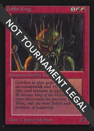 Goblin King #155 Magic Collector's Edition