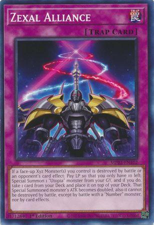 Zexal Alliance MP22-EN102 YuGiOh 2022 Tin of the Pharaoh's Gods Mega Pack