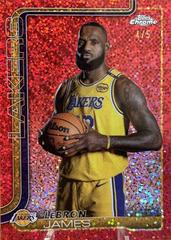 LeBron James [Red Image Variation] #127 Prices | 2025 Topps Chrome