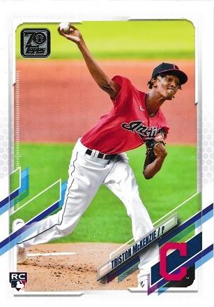Triston McKenzie #319 Baseball Cards 2021 Topps