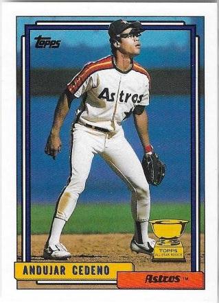 Andujar Cedeno #288 Baseball Cards 1992 Topps
