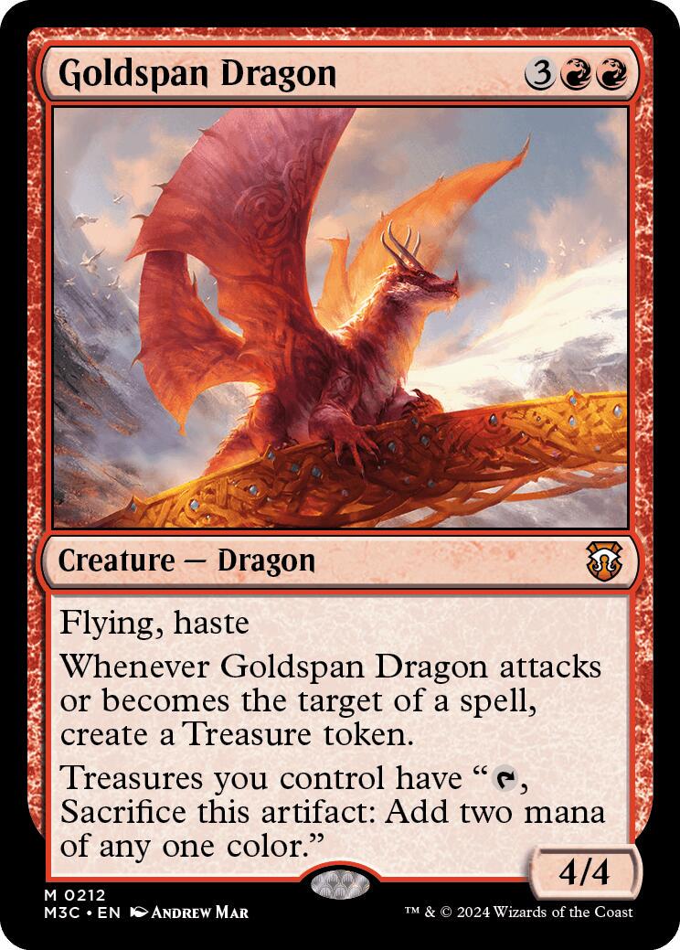 Goldspan Dragon #212 Magic Modern Horizons 3 Commander