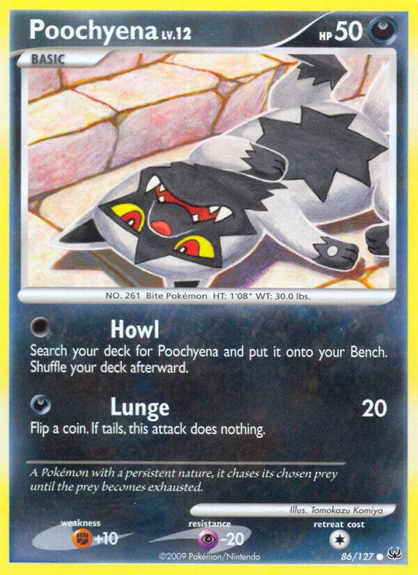 Poochyena #86 Pokemon Platinum