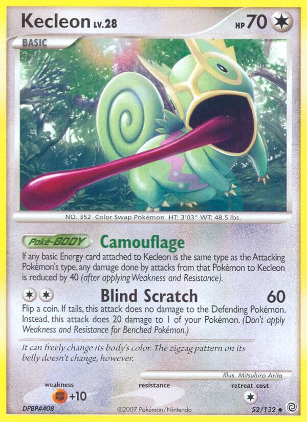 Kecleon #52 Pokemon Secret Wonders