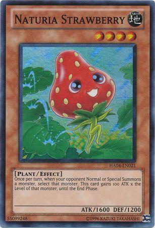 Naturia Strawberry HA04-EN021 YuGiOh Hidden Arsenal 4: Trishula's Triumph