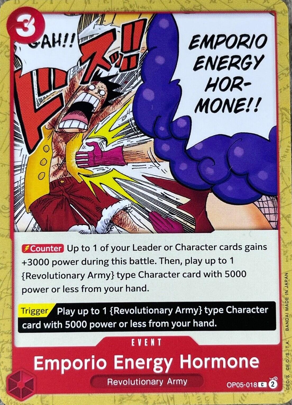 Emporio Energy Hormone OP05-018 One Piece Awakening of the New Era